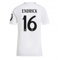 Maglia Calcio Real Madrid Endrick #16 Prima Divisa Donna 2024-25 Manica Corta